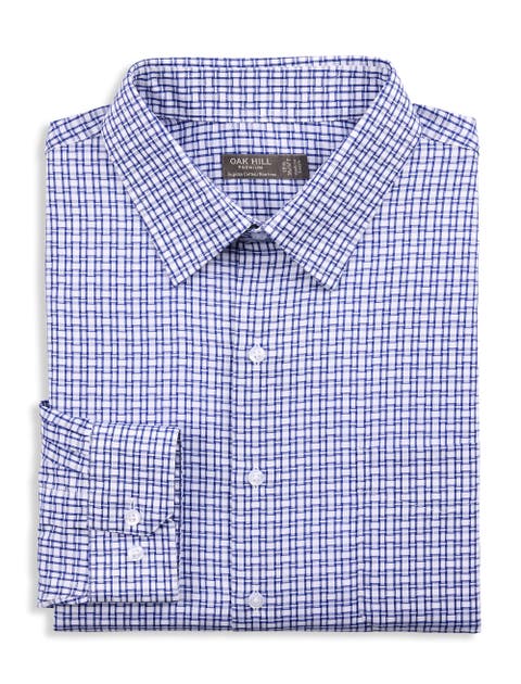 Big & Tall Textured Link Dress Shirt