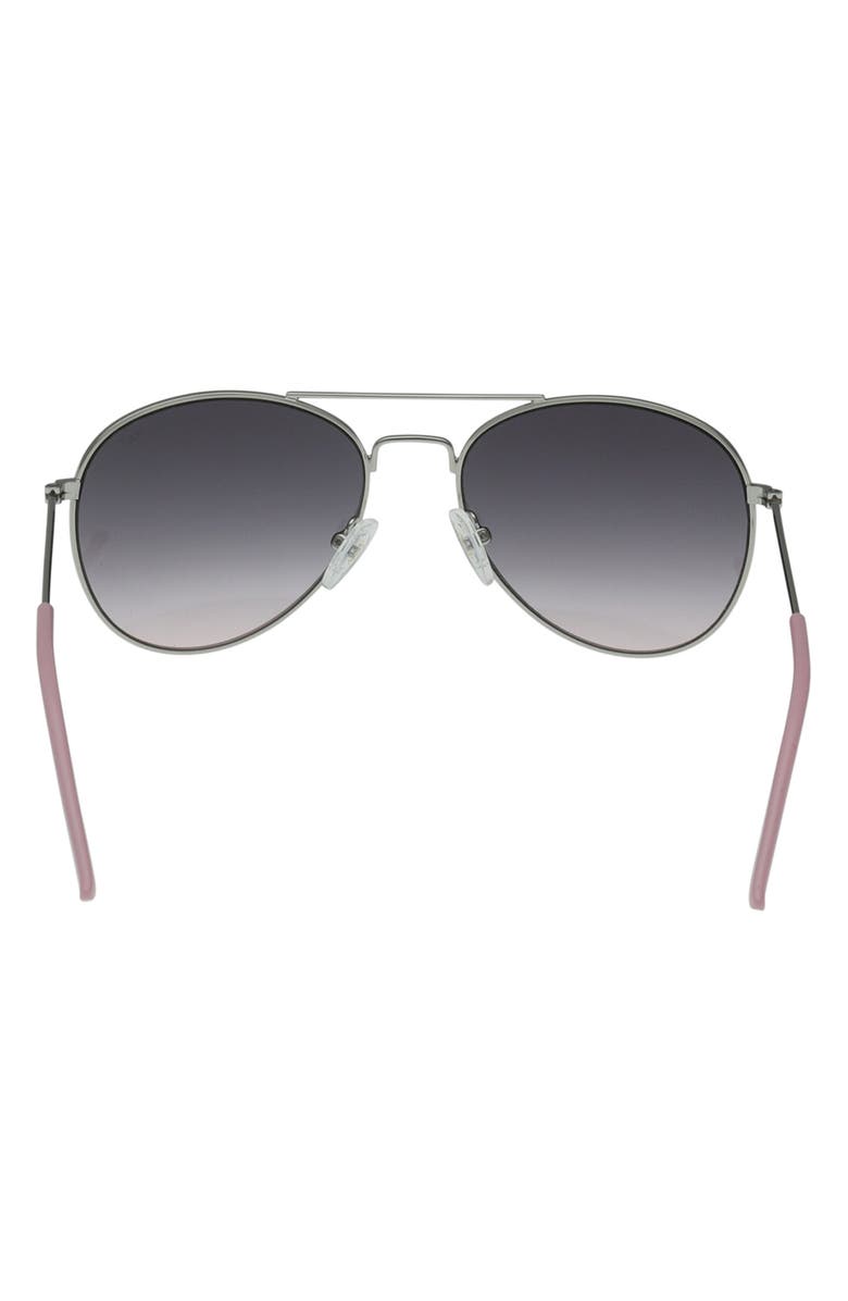 abercrombie kids Kids' Gradient Navigator Sunglasses, Alternate, color, Light Nickeltin / Gradient