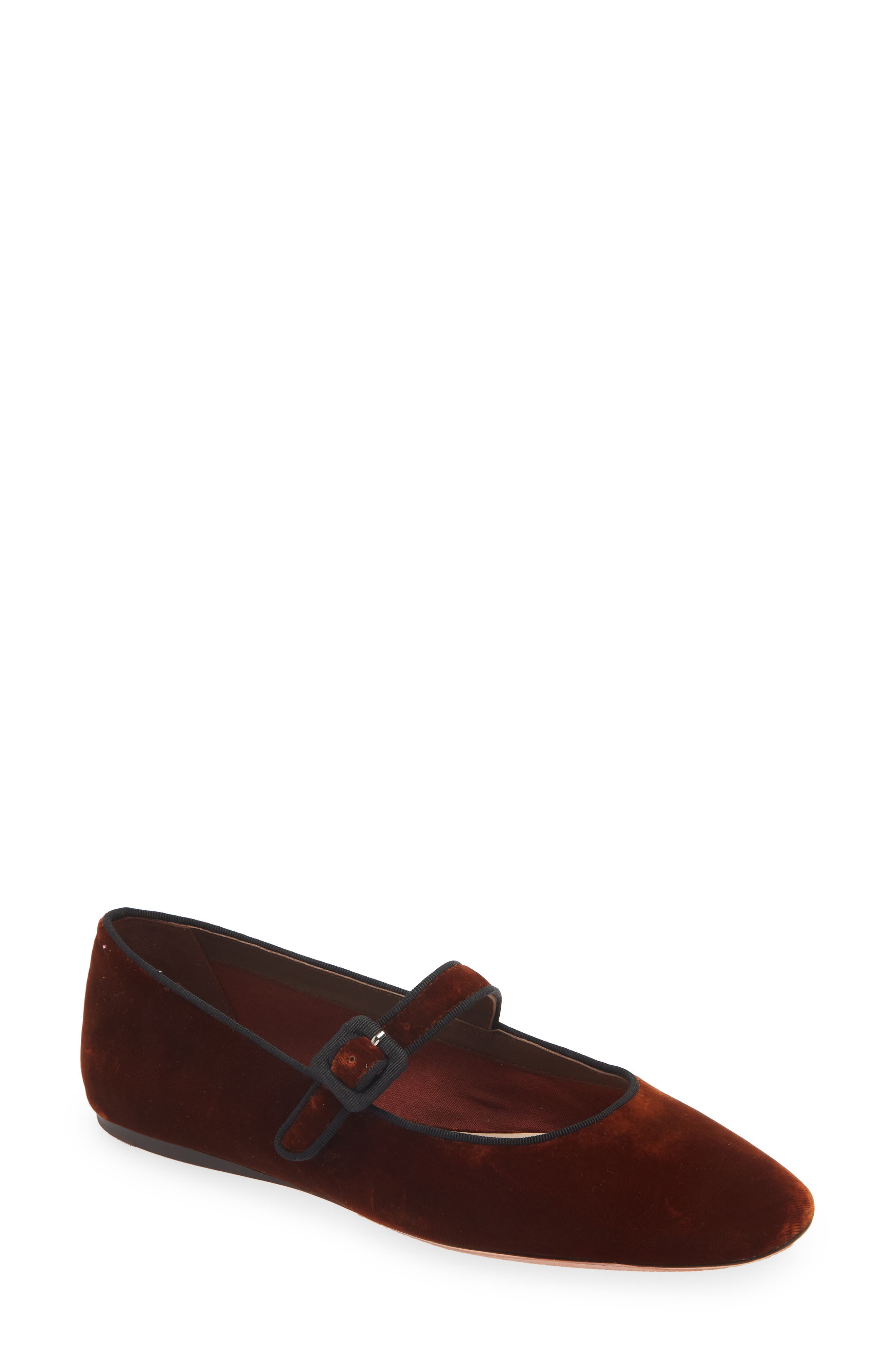 Ginger Mary Jane Flat, Main, color, SIENNA/ BLACK