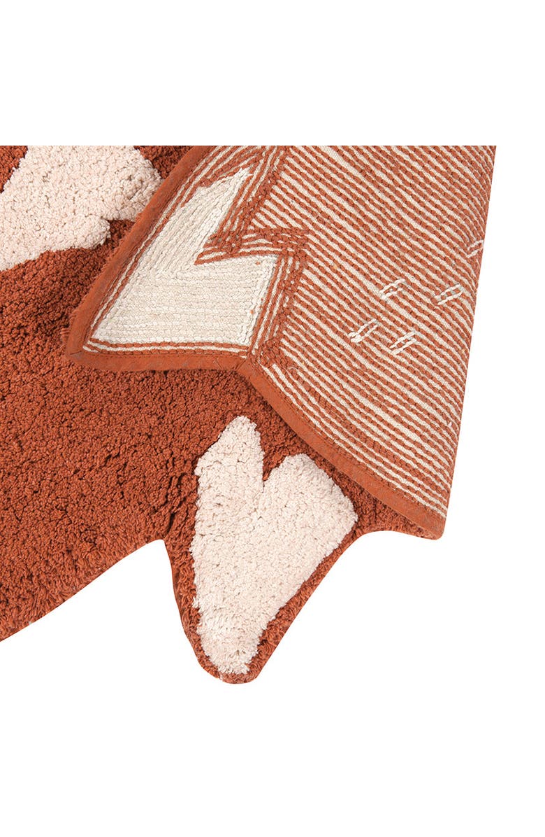 Nattiot Little Wolf Rug, Alternate, color, Brown