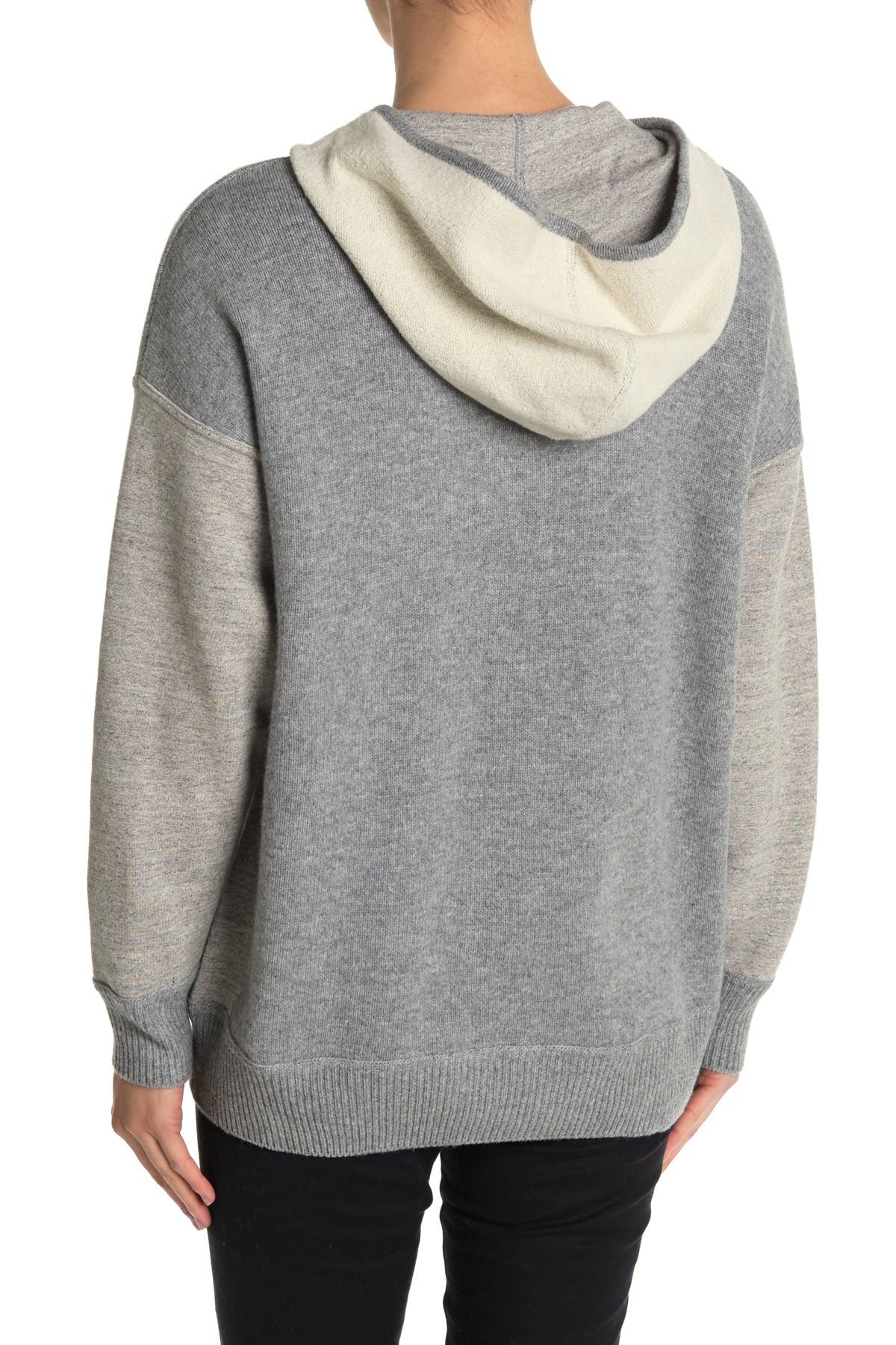 James Perse Contrast Hooded Sweatshirt (Women) | Nordstromrack