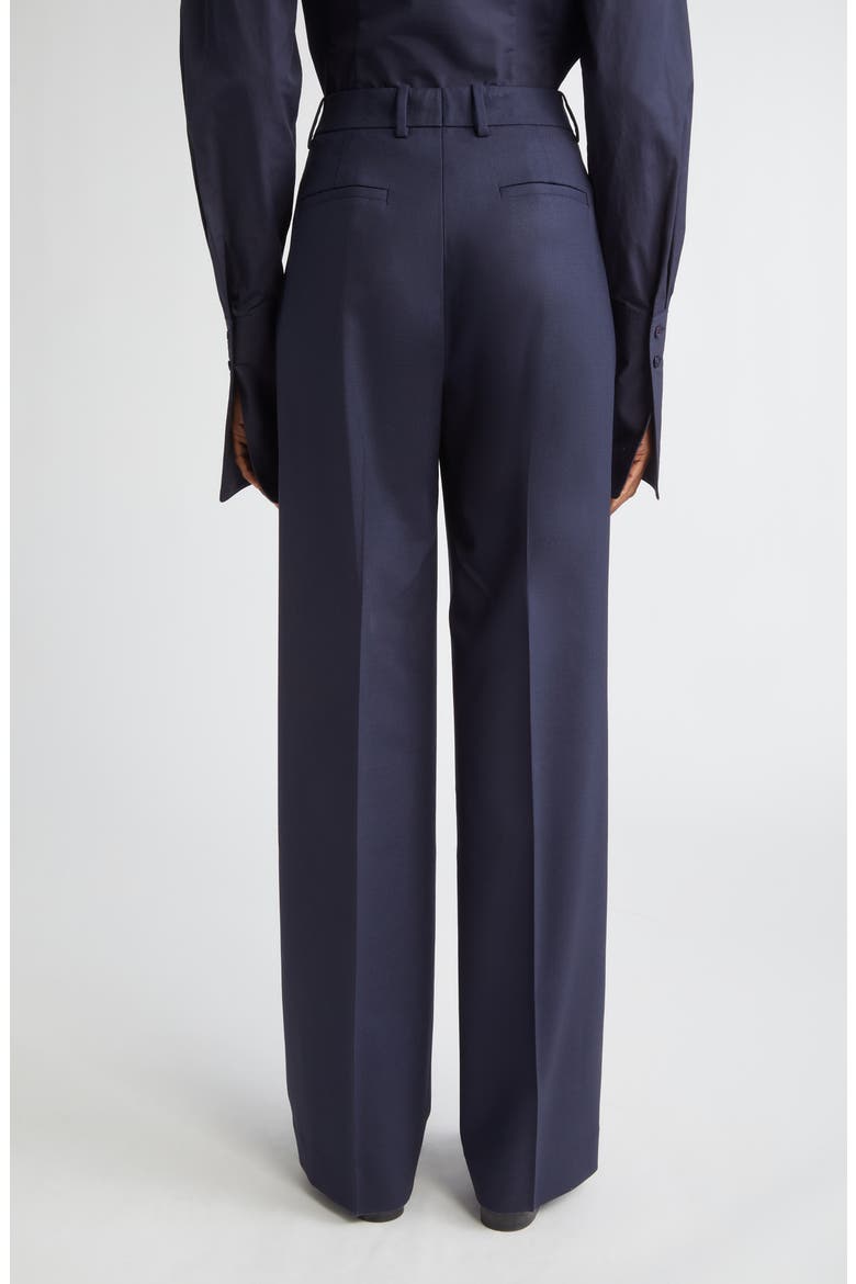 Gates Stretch Wool Straight Leg Pants, Alternate, color, INK