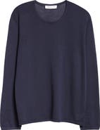 Johnstons of Elgin Superfine Cashmere & Silk Crewneck Sweater