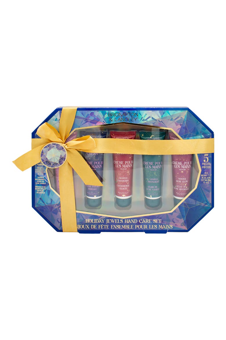 Brompton & Langley 5-Piece Holiday Jewels Handcream Set, Main, color, MULTI - NO COLOR