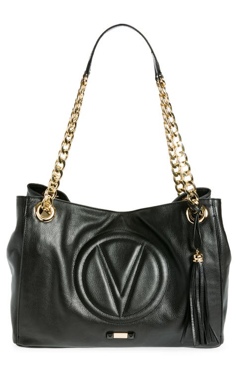 Verra Signature Leather Tote Bag