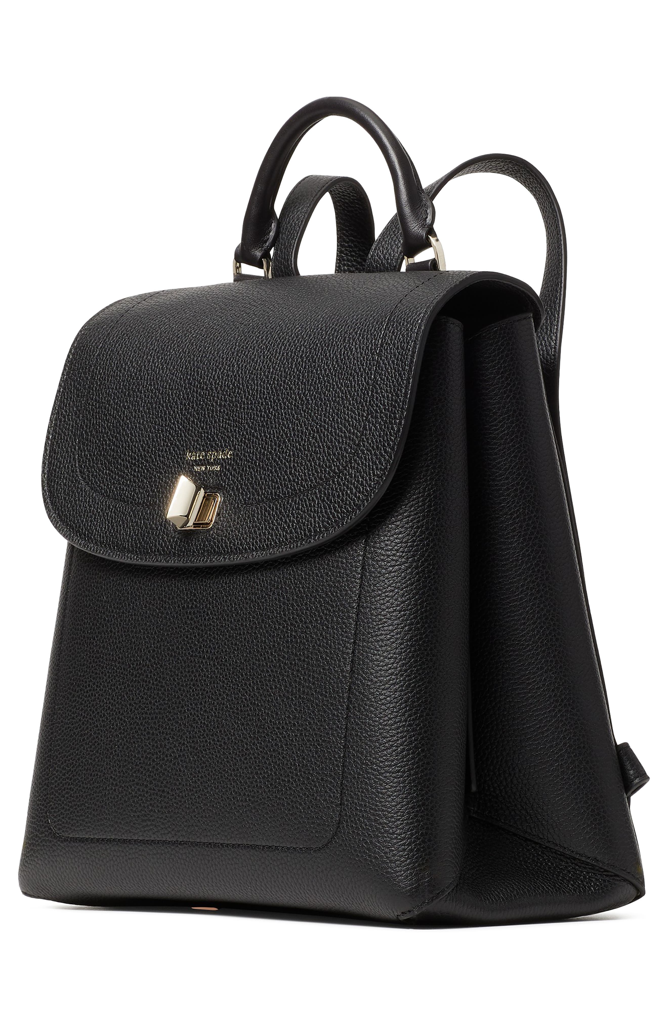 Kate Spade New York medium essential leather backpack, Alternate, color, 