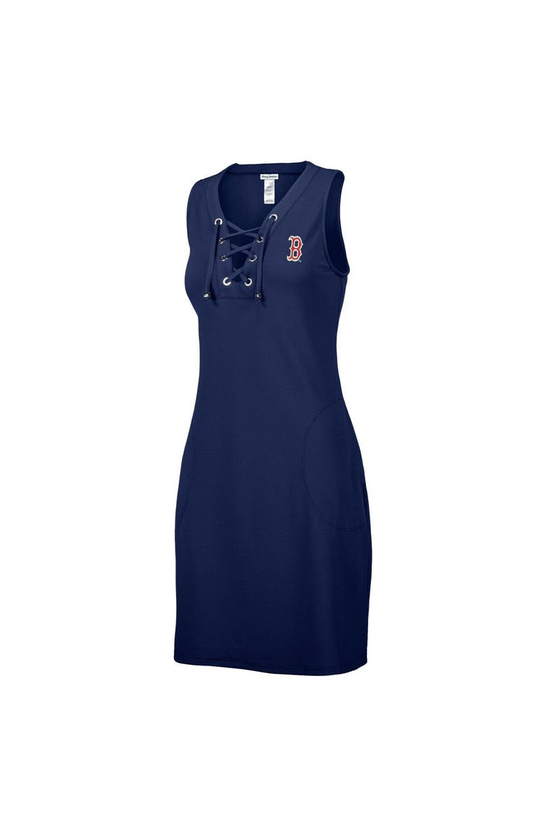 Tommy Bahama Women's Tommy Bahama Navy Boston Red Sox Island Cays Lace-Up Spa Dress, Alternate, color, 