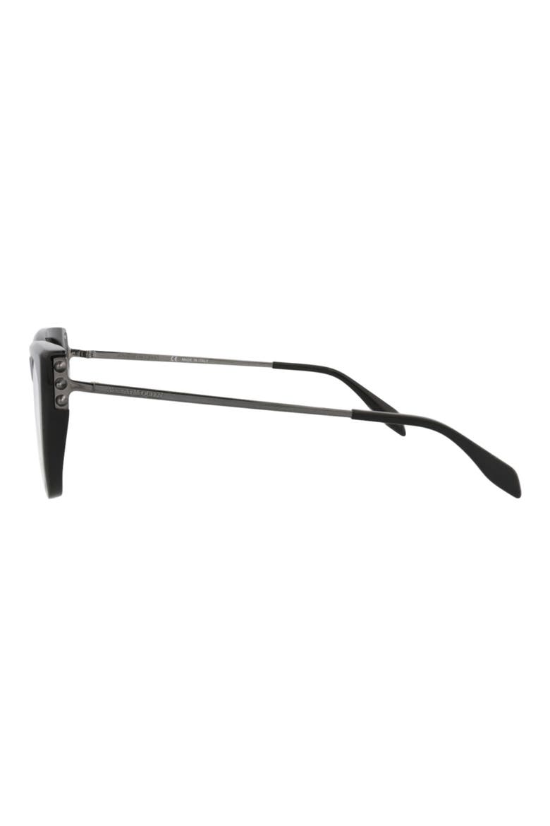 55mm Cat Eye Optical Glasses, Alternate, color, BLACK RUTHENIUM TRANSPARENT