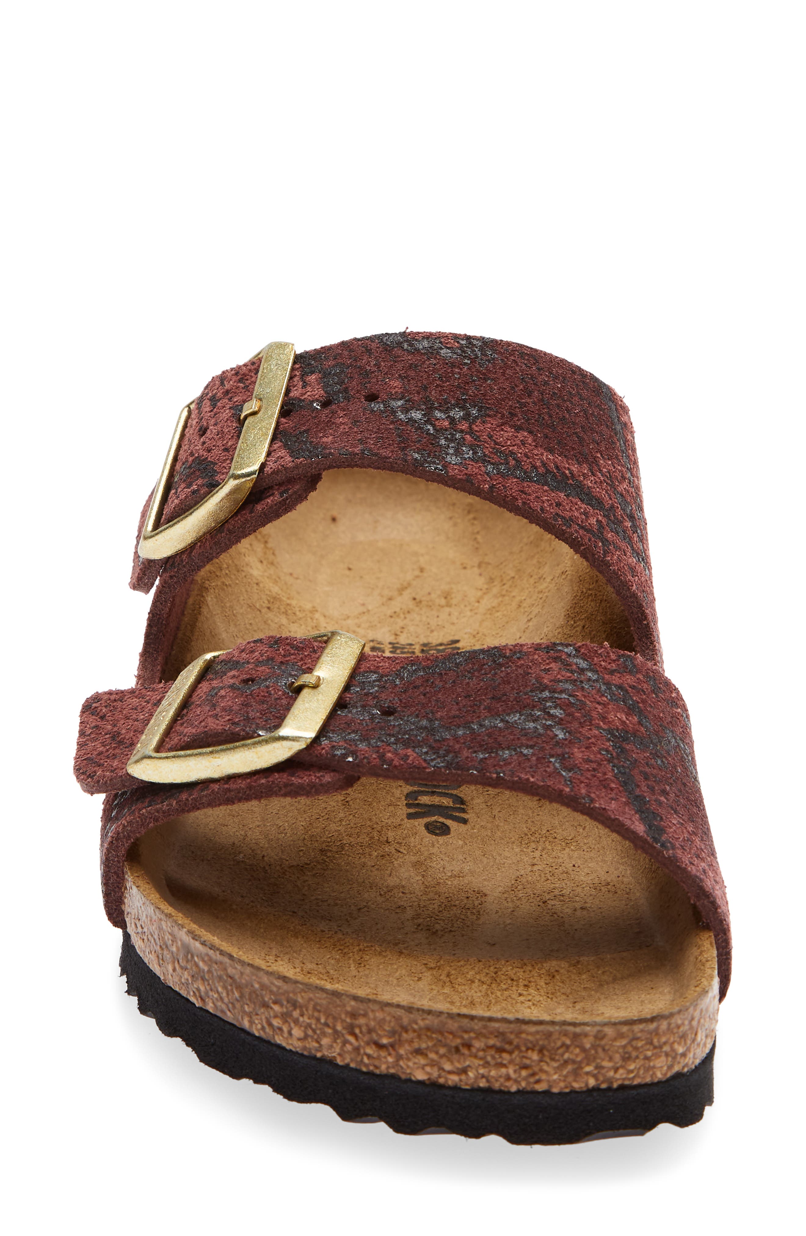 Arizona Snakeskin Embossed Slide Sandal, Alternate, color, PEPPER SNAKE