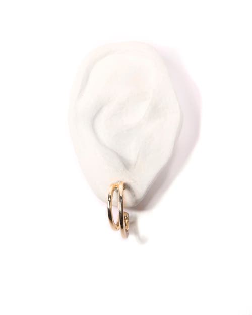 Odette New York Deux Earrings In Brass