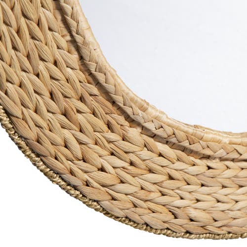 Kaplan Early Learning Company Sense Of Place Circle Acrylic Wall Mirror In Sand