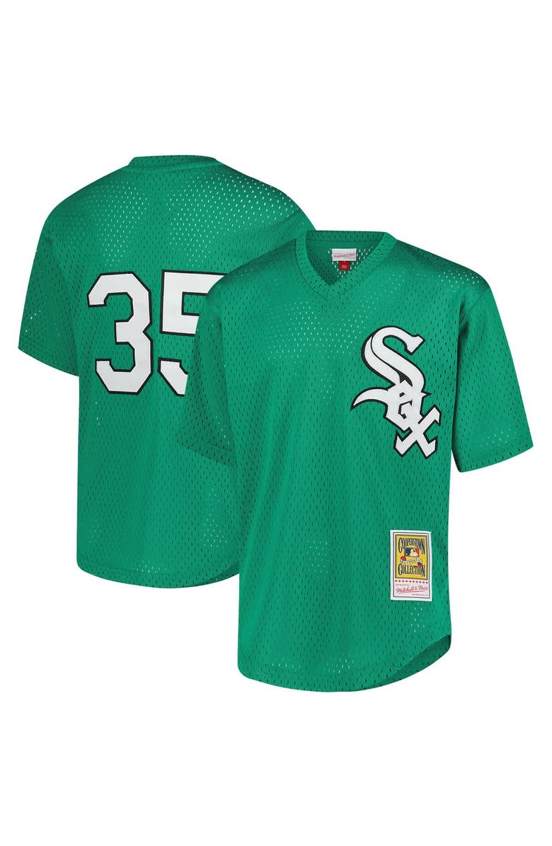Mitchell & Ness Youth Mitchell & Ness Frank Thomas Green Chicago White Sox Cooperstown Collection Mesh Batting Practice Jersey, Alternate, color, Green