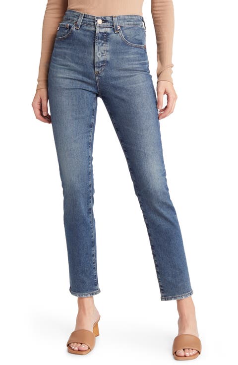 Alexxis High Waist Slim Fit Jeans (14 Years Wilderness)