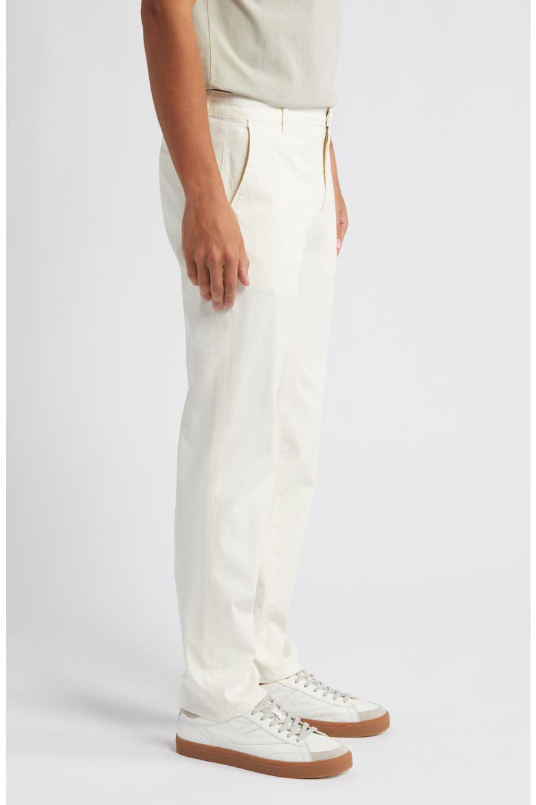 Slim Fit Stretch Cotton Chinos, Alternate, color, WHITE CANVAS