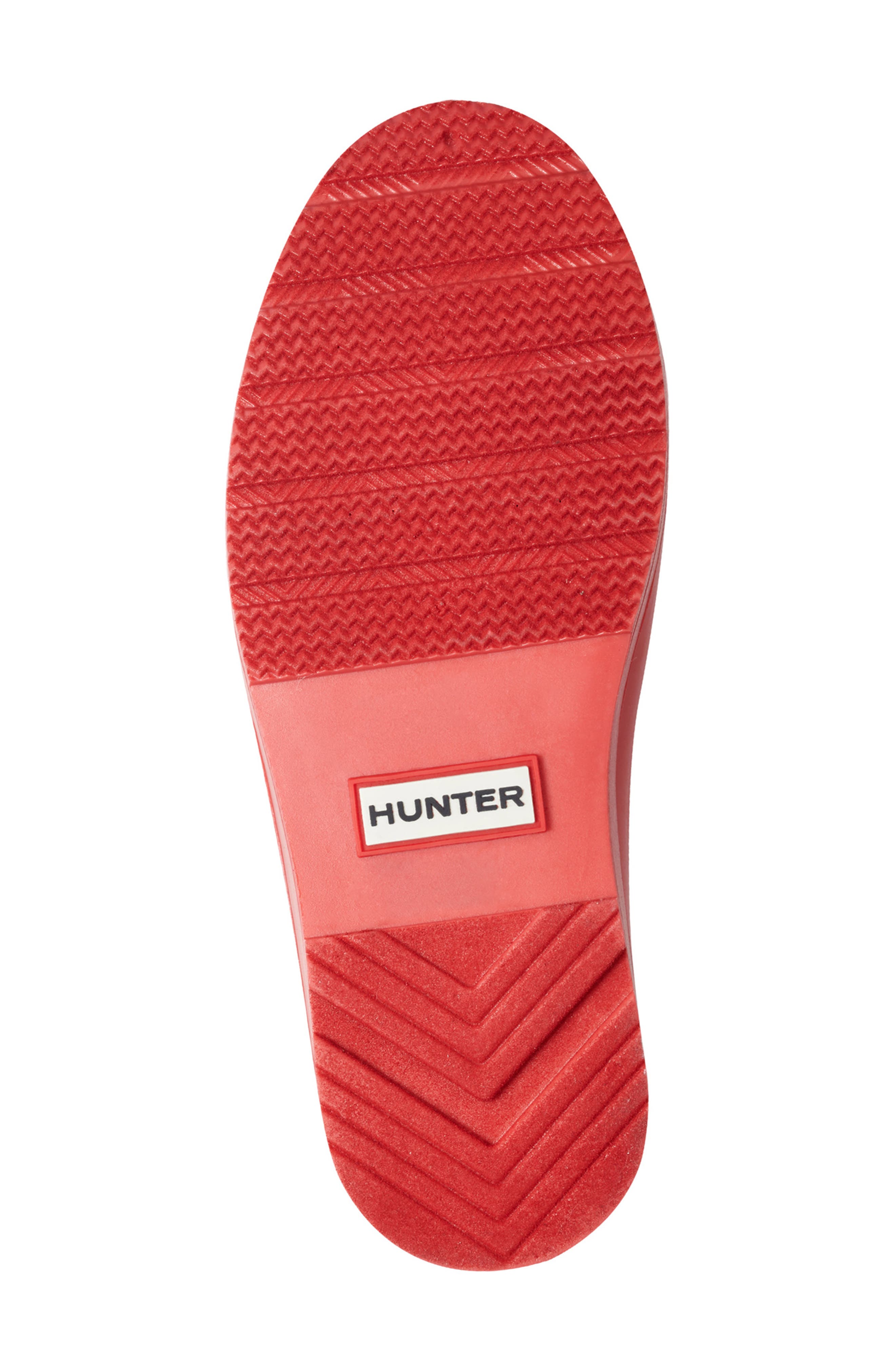 Hunter Tabitha Chelsea Waterproof Rain Boot, Alternate, color, Logo Red/ Logo Red/ Signature