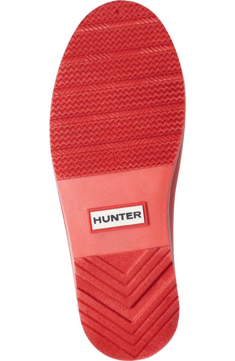 Hunter Tabitha Chelsea Waterproof Rain Boot, Alternate, color, Logo Red/ Logo Red/ Signature