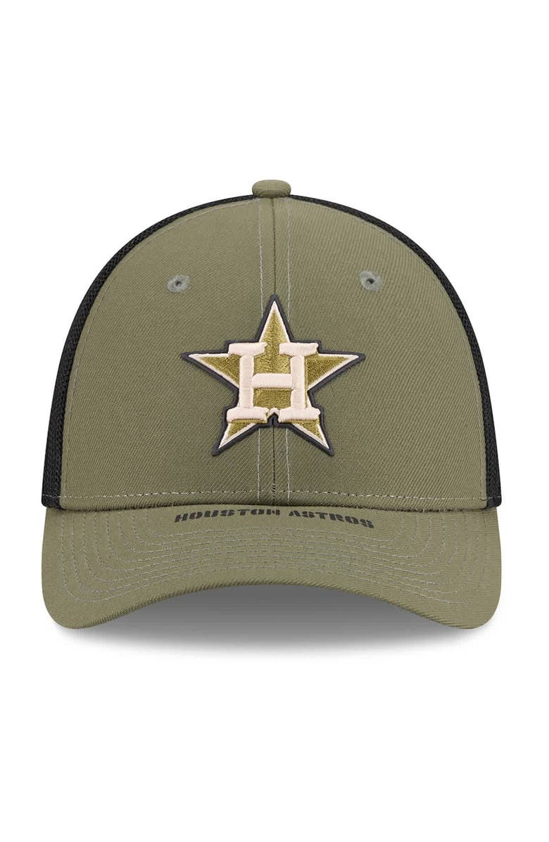 New Era Men's New Era  Olive Houston Astros 2026 Armed Forces Day 39THIRTY M-Crown Flex Hat, Alternate, color, Olive