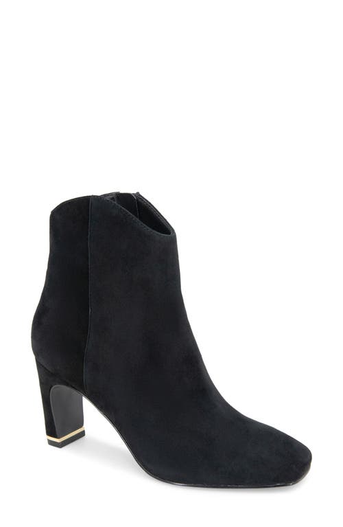 Kenneth Cole Grizelda Square Toe Bootie In Black