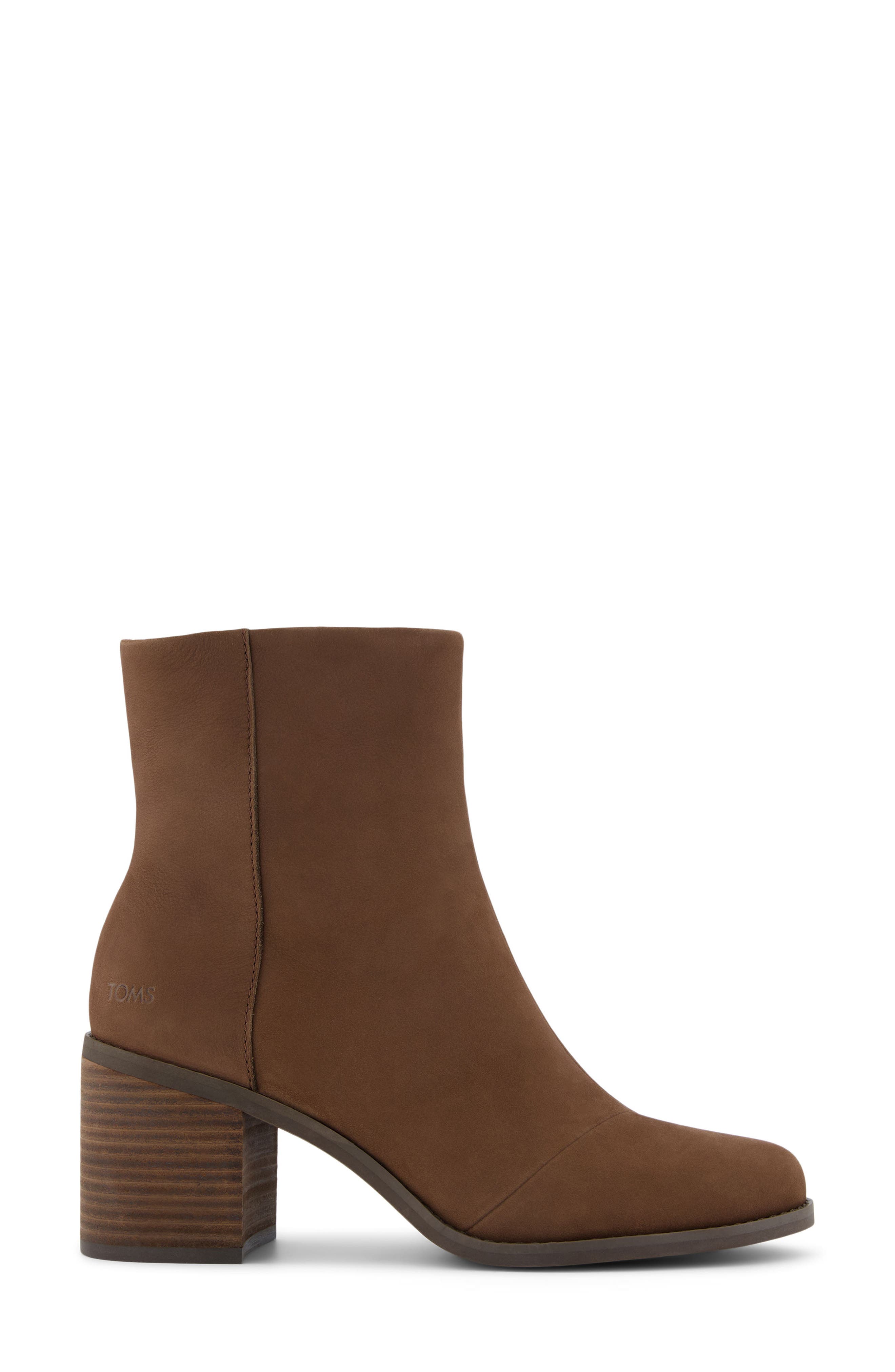 Evelyn Bootie, Alternate, color, DARK BROWN