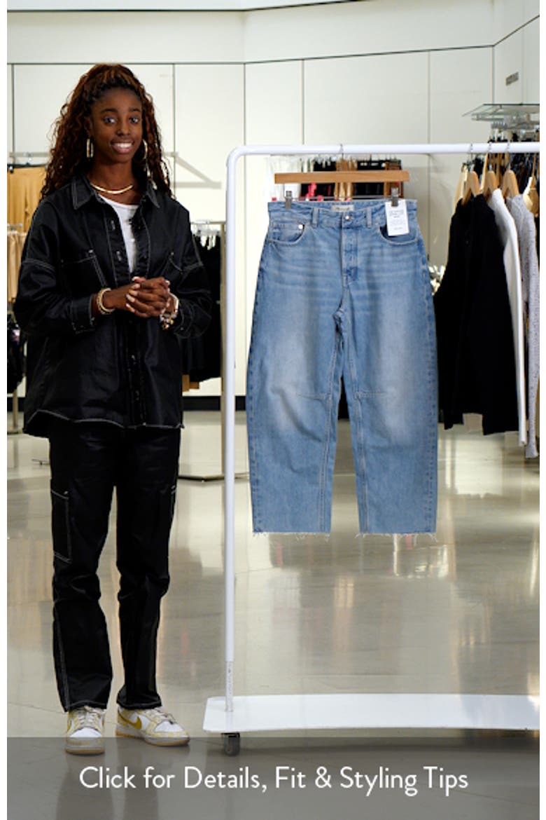 The Petite Darted Barrel Leg Jeans video