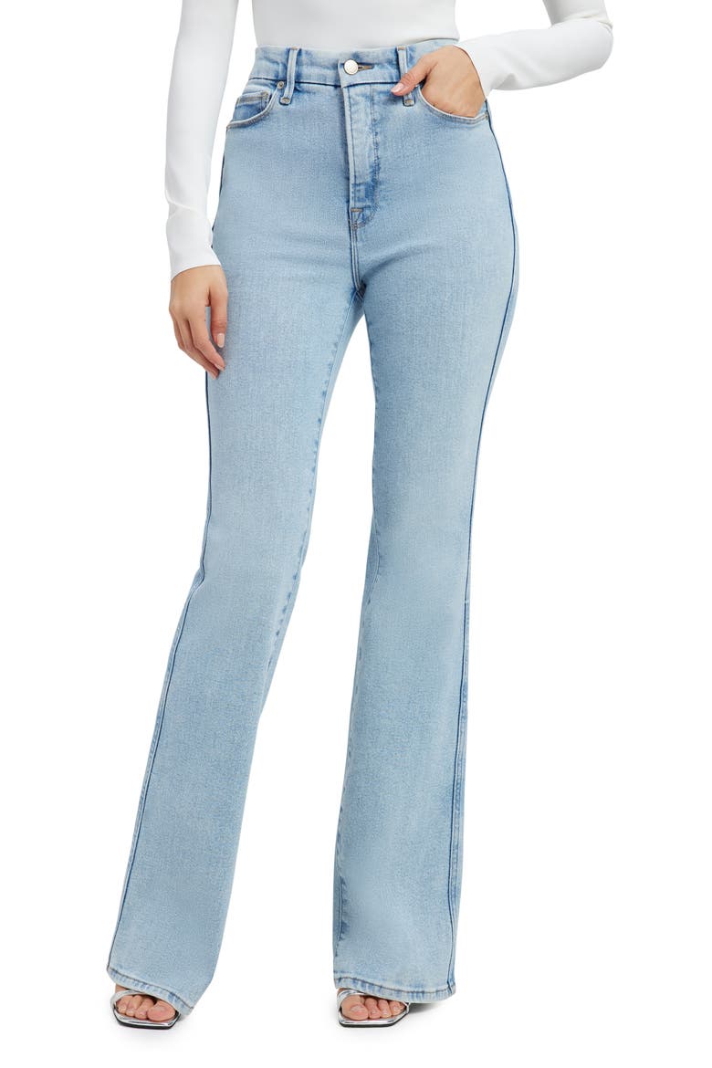 Good Curve High Waist Bootcut Jeans, Main, color, INDIGO436