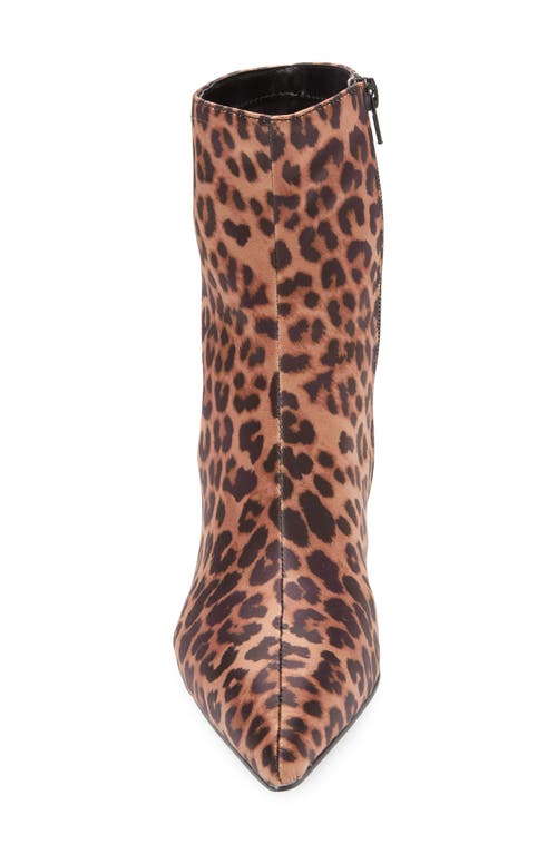 Steve Madden Leena Pointed Toe Bootie In Leopard