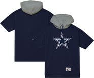 Mitchell & Ness Men's Mitchell & Ness Navy Dallas Cowboys Postgame Short Sleeve Hoodie