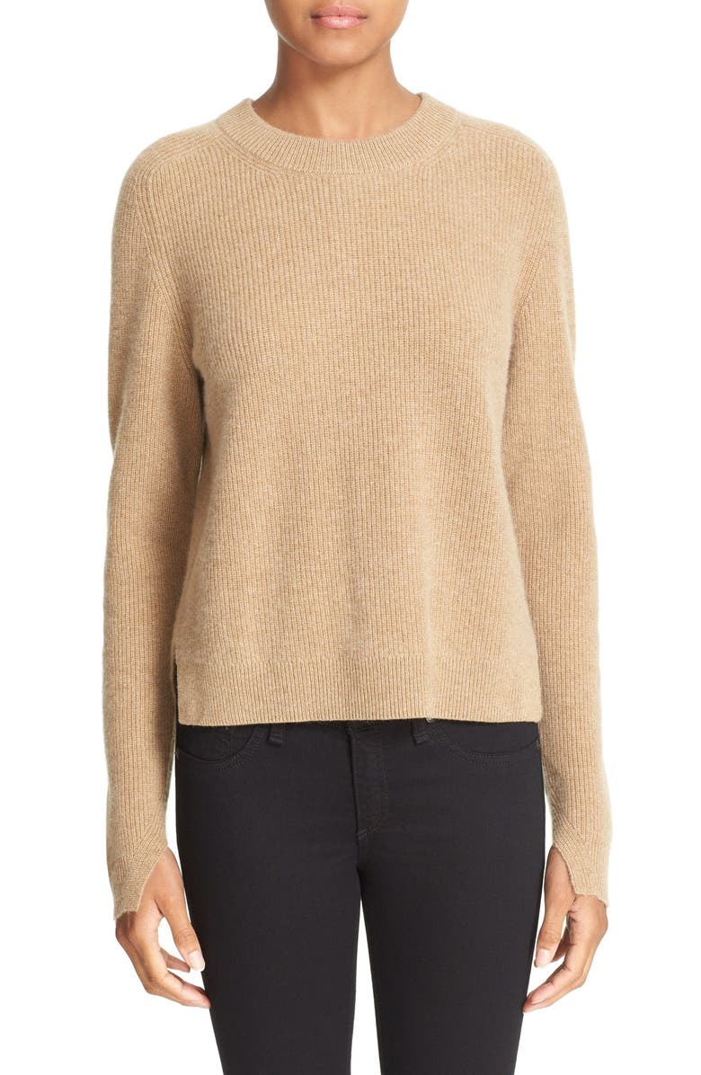 rag & bone 'Valentina' High/Low Cashmere Sweater, Main, color, 