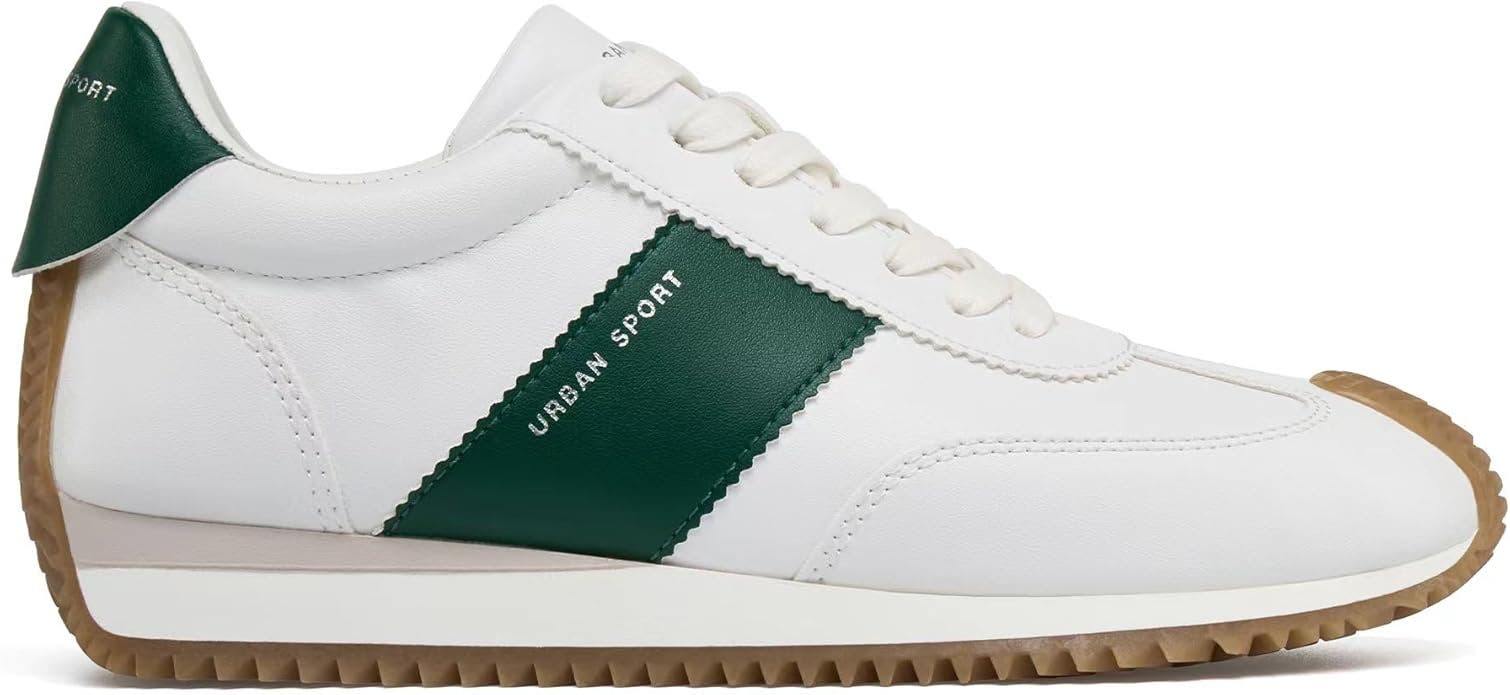 Urbn Sport by Jslides Leona Sneaker, Main, color, White/Green