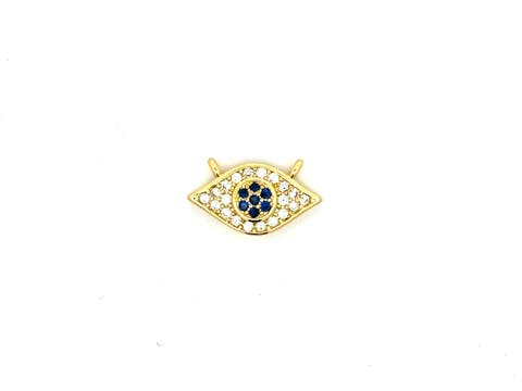 Mini Evil Eye Connector Charm