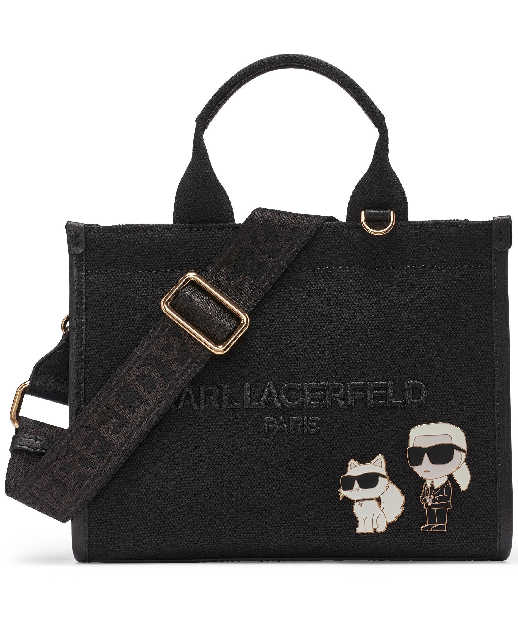 KARL LAGERFELD PARIS Kristina Satchel, Main, color, Black