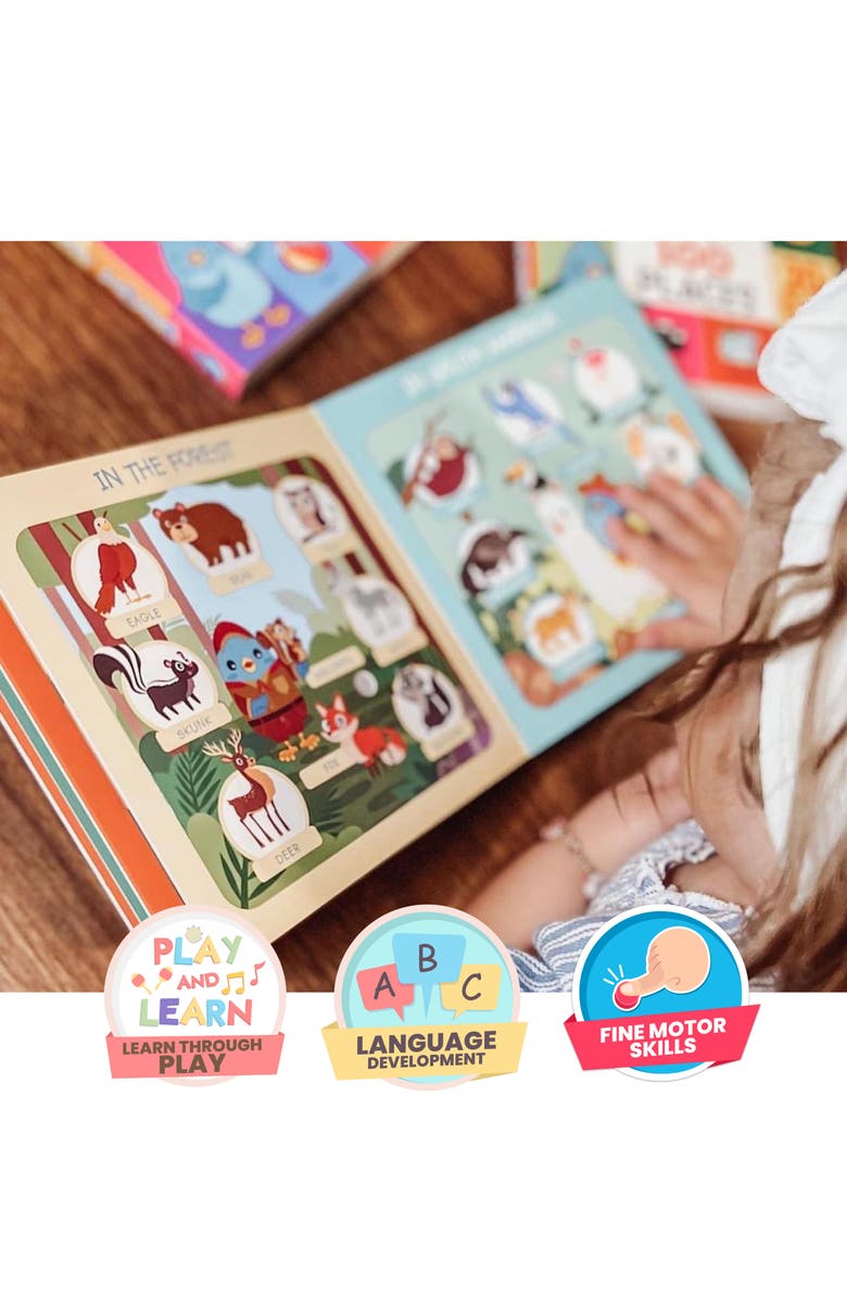 Ditty Bird Kids' First 100 Animals Interactive Sound Book, Alternate, color, Yellow Multi