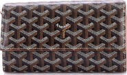 Pre-Owned Goyard Varenne Continental Wallet with Strap Coated Canvas