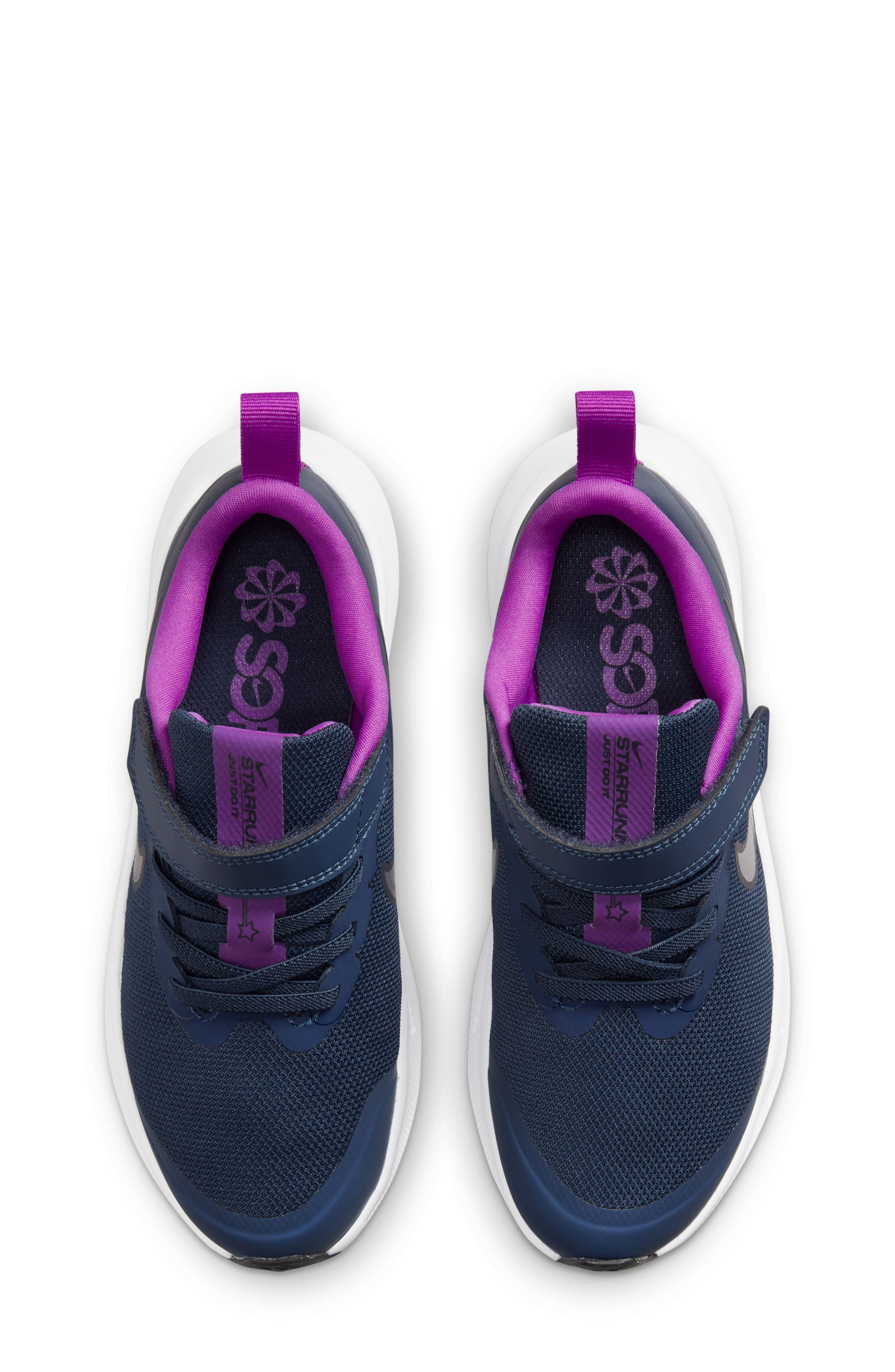 Star Runner 3 Sneaker, Alternate, color, MIDNIGHT NAVY/ SILVER/ PURPLE