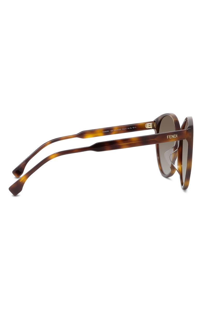 Fendi 'Fendi Fine 59mm Round Sunglasses, Alternate, color, 