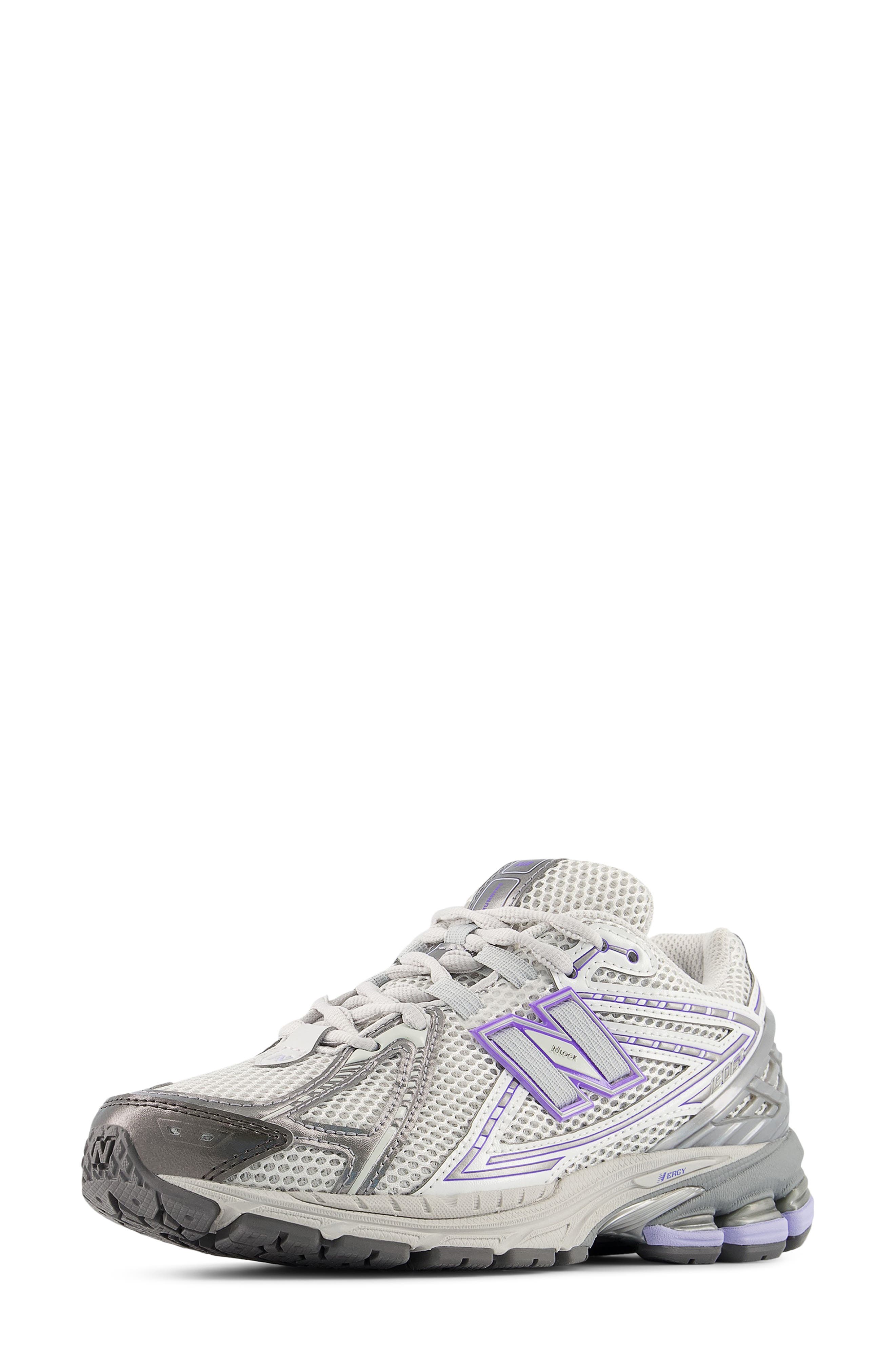 New Balance Gender Inclusive 1906R Running Shoe, Alternate, color, Grey Matter/ Electric Indigo