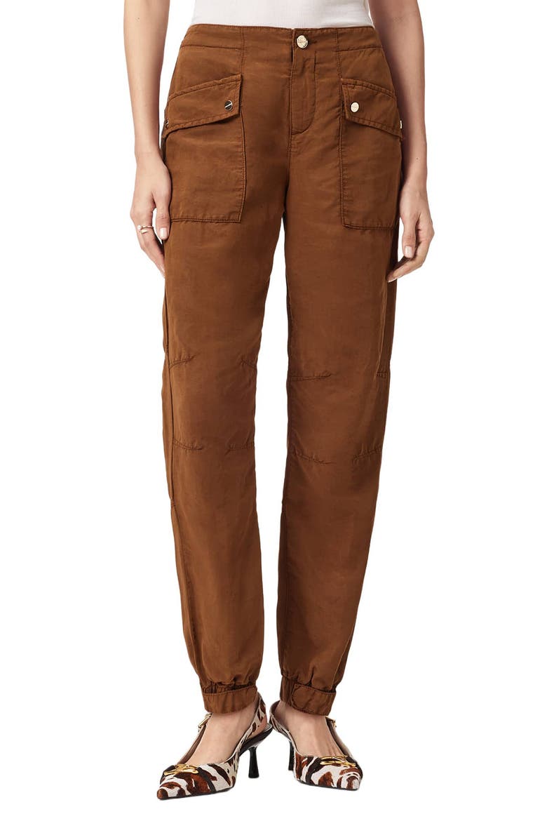 Val Twill Cargo Pants, Main, color, COGNAC BROWN