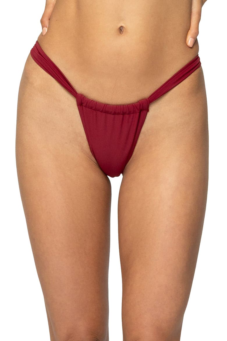 Anais Bikini Bottoms, Main, color, BURGUNDY