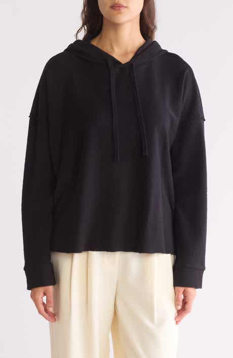 Eileen Fisher Organic Cotton Cropped Hoodie