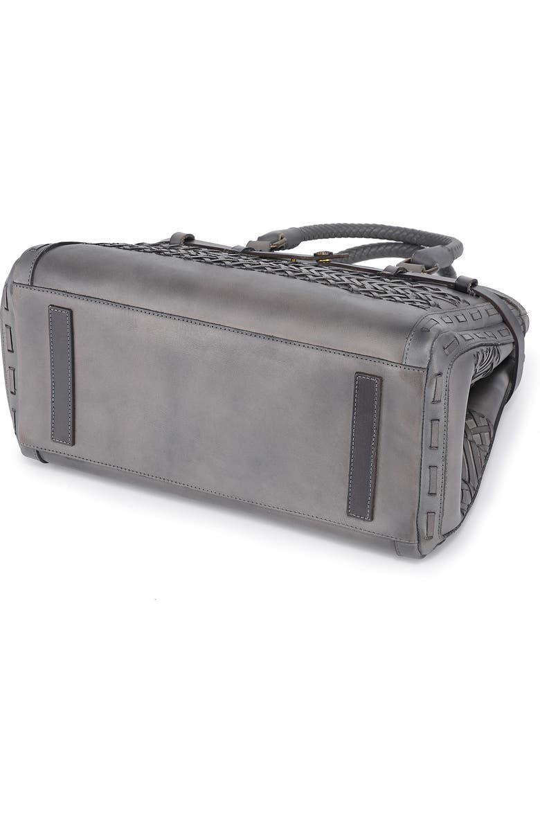 OLD TREND Woven Leather Satchel, Alternate, color,