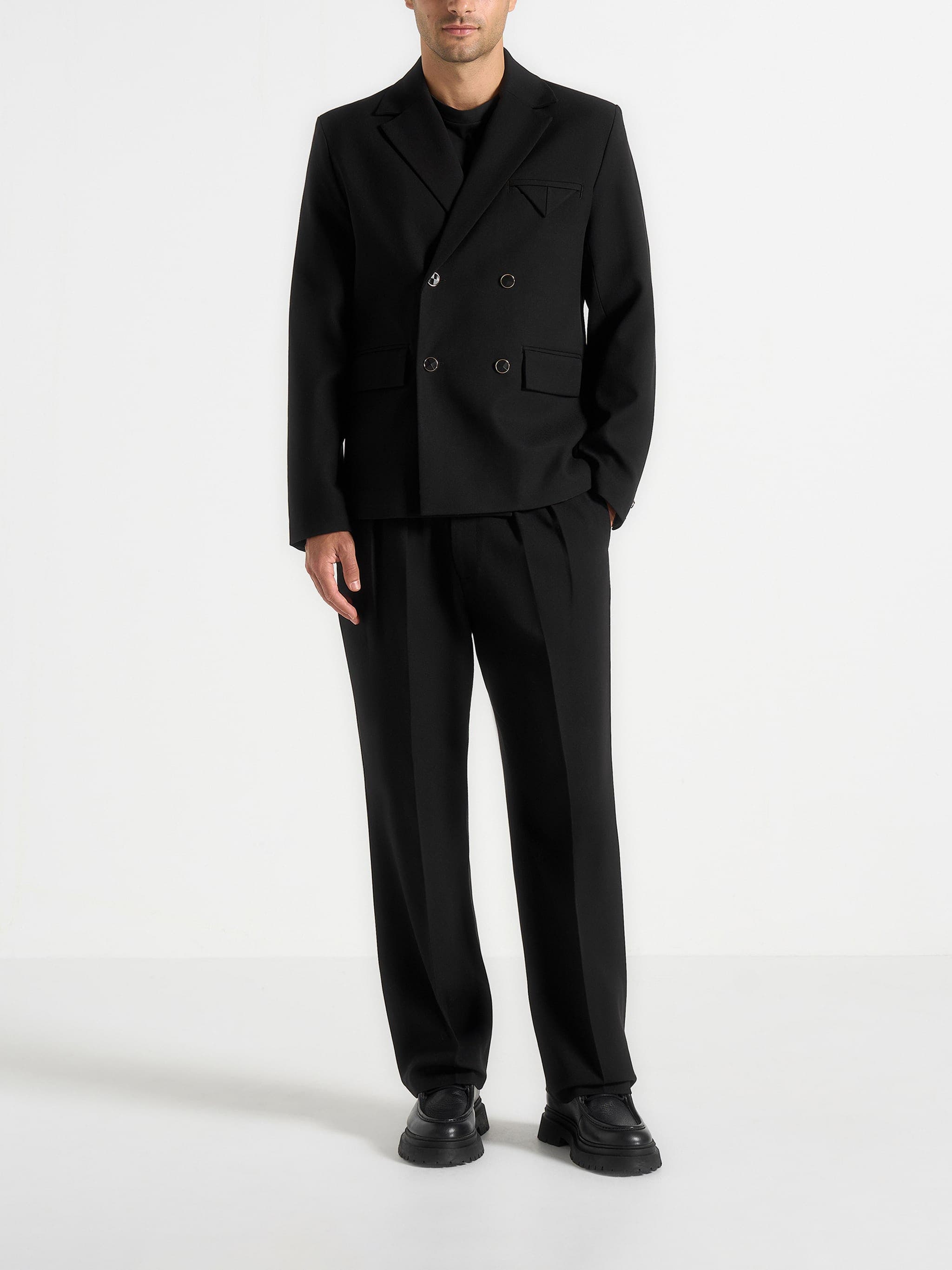 Didier Double Breasted Tailored Suit Jacket - image 2