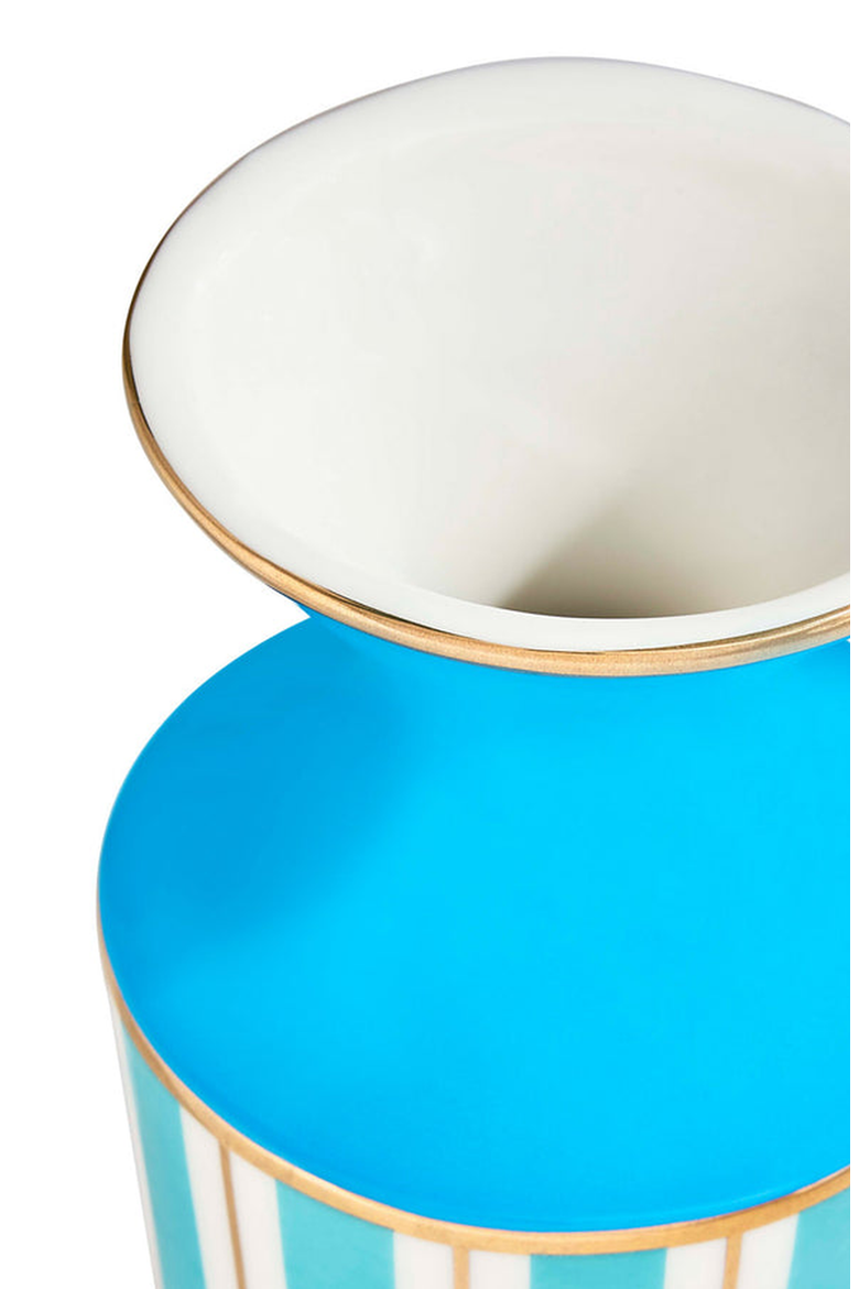 Portofino Cuff Vase, Alternate, color, Blue / White Striped