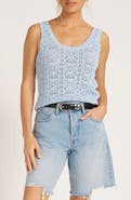 matty m. Lior Scoop Neck Crochet Tank