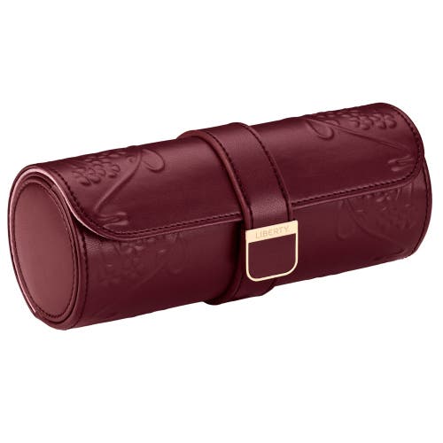 Wolf X All Over Ianthe Triple Watch Roll In Burgundy
