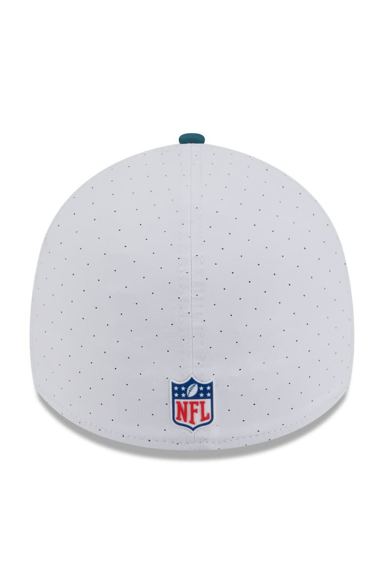 New Era Men's New Era White/Midnight Green Philadelphia Eagles 2025 NFL Training Camp 39THIRTY Flex Hat, Alternate, color, White