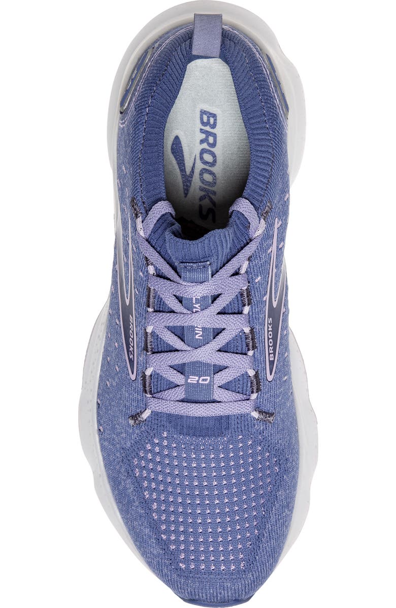 Brooks Glycerin Stealthfit 20 Running Shoe, Alternate, color, Blue/ Pastel Lilac/ White