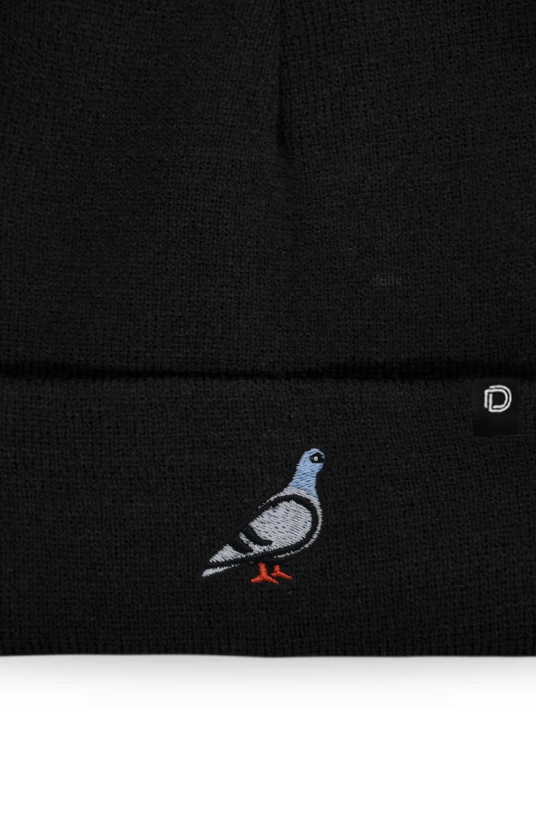 Dalix Pigeon Beanie Cap, Alternate, color, Black