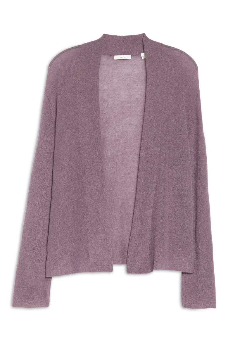 Wool & Mohair Blend Open Cardigan, Alternate, color, FIG