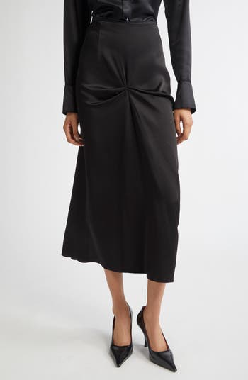スカート Victoria Beckham 'Kick Detail' skirt Victoria Beckham Draped Pleat Detail Skirt | Nordstrom