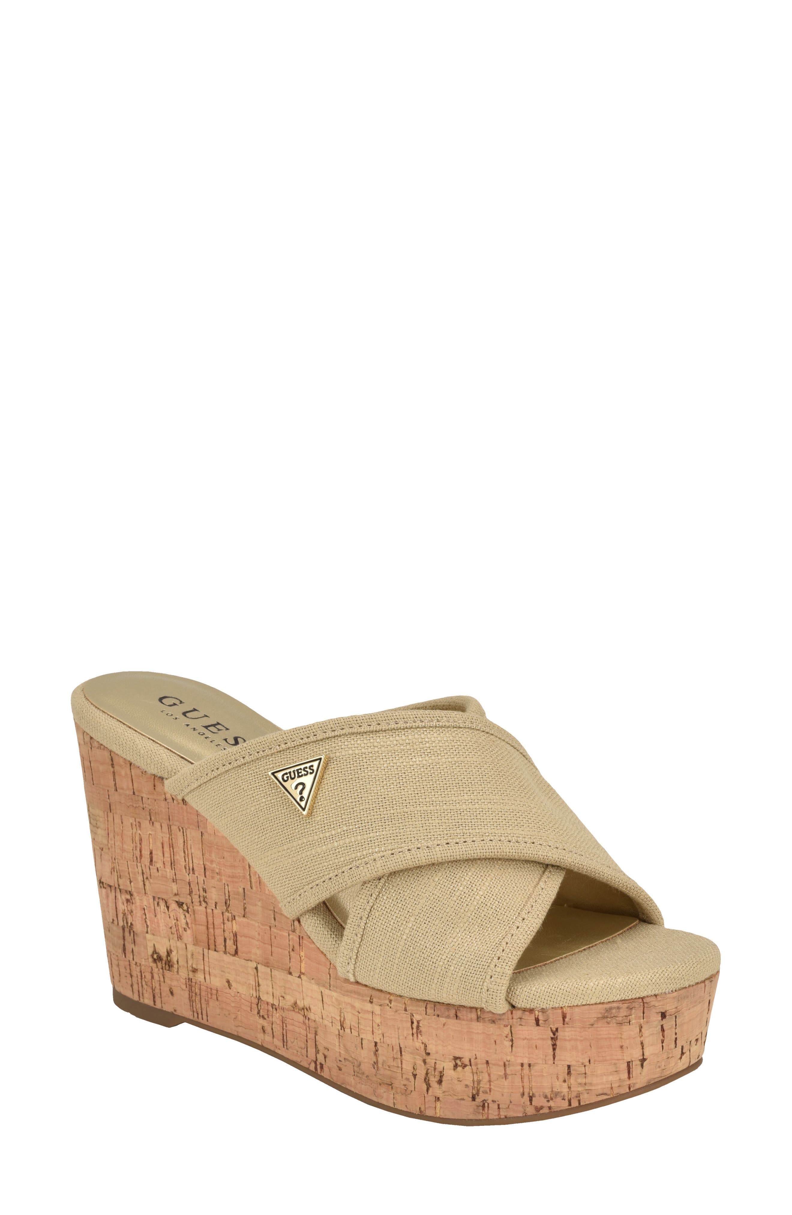 GUESS Cloys Wedge Sandal, Main, color, 
